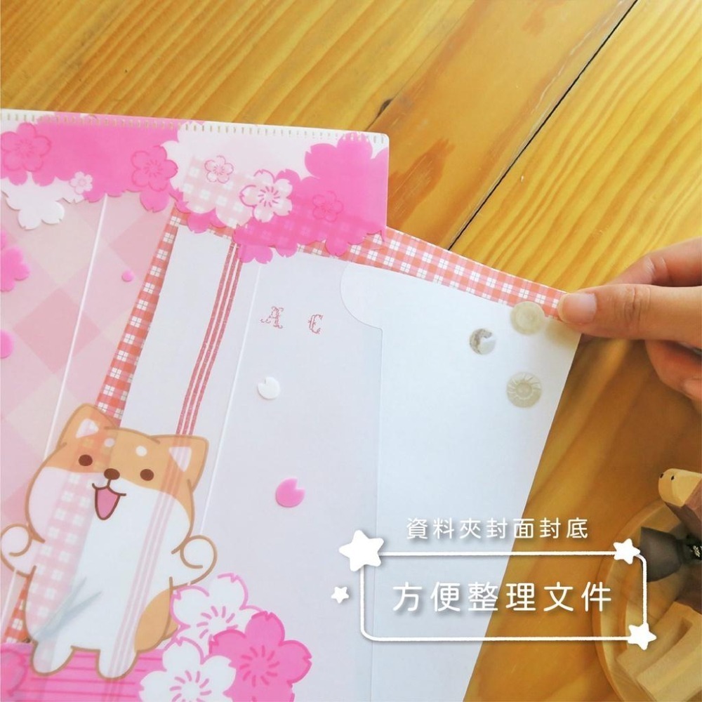 筆記本 活頁 B5 柴語錄 資料夾 19X26.5 附收納袋 隔頁紙 可愛Q版 可加內紙 護眼紙張 筆樂 DE-7511-細節圖4