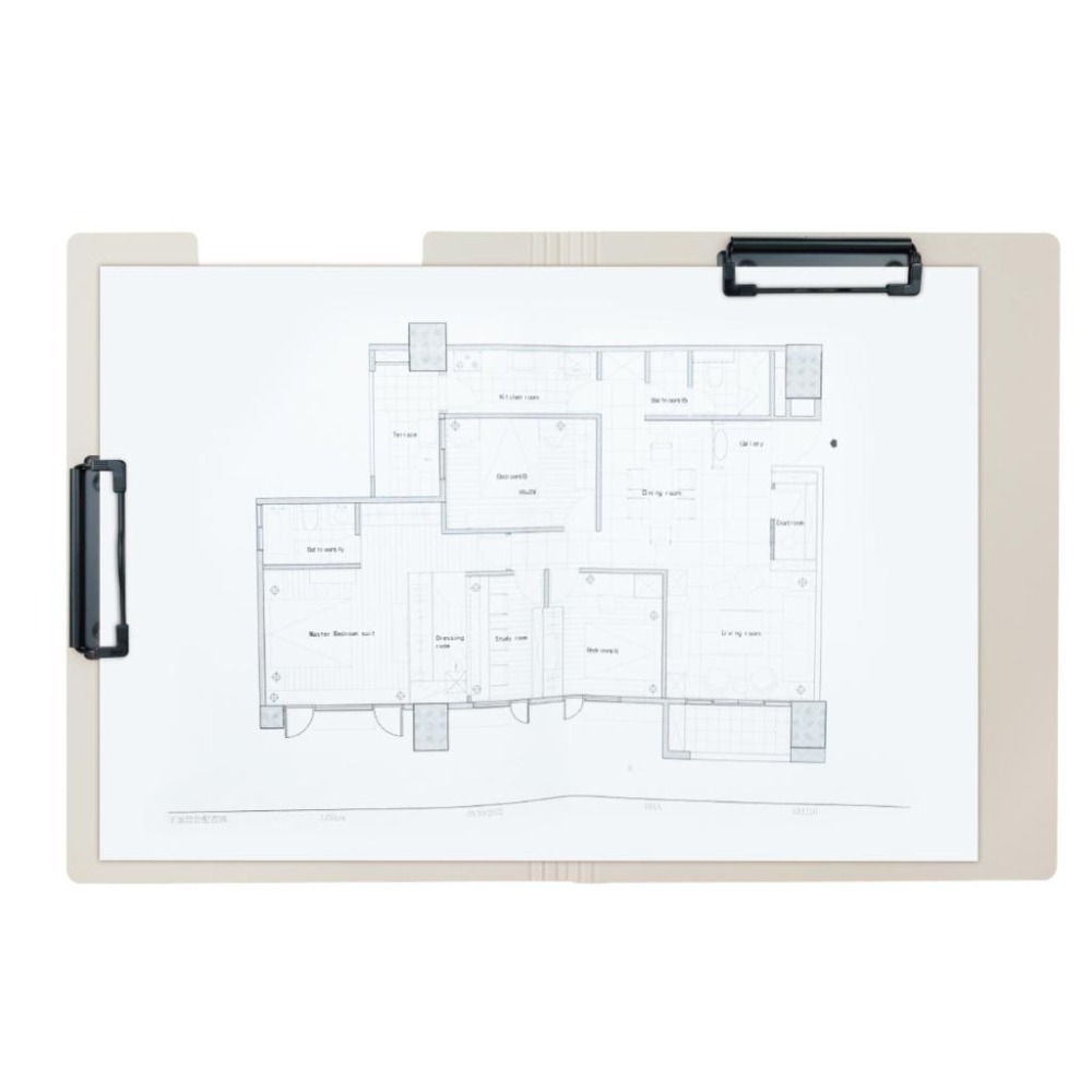 丹麥夾 文件夾 A3/A4 双夾/單夾 ABEL 力大牌 #66250 #66251 輕量防水丹麥夾 版夾-細節圖2