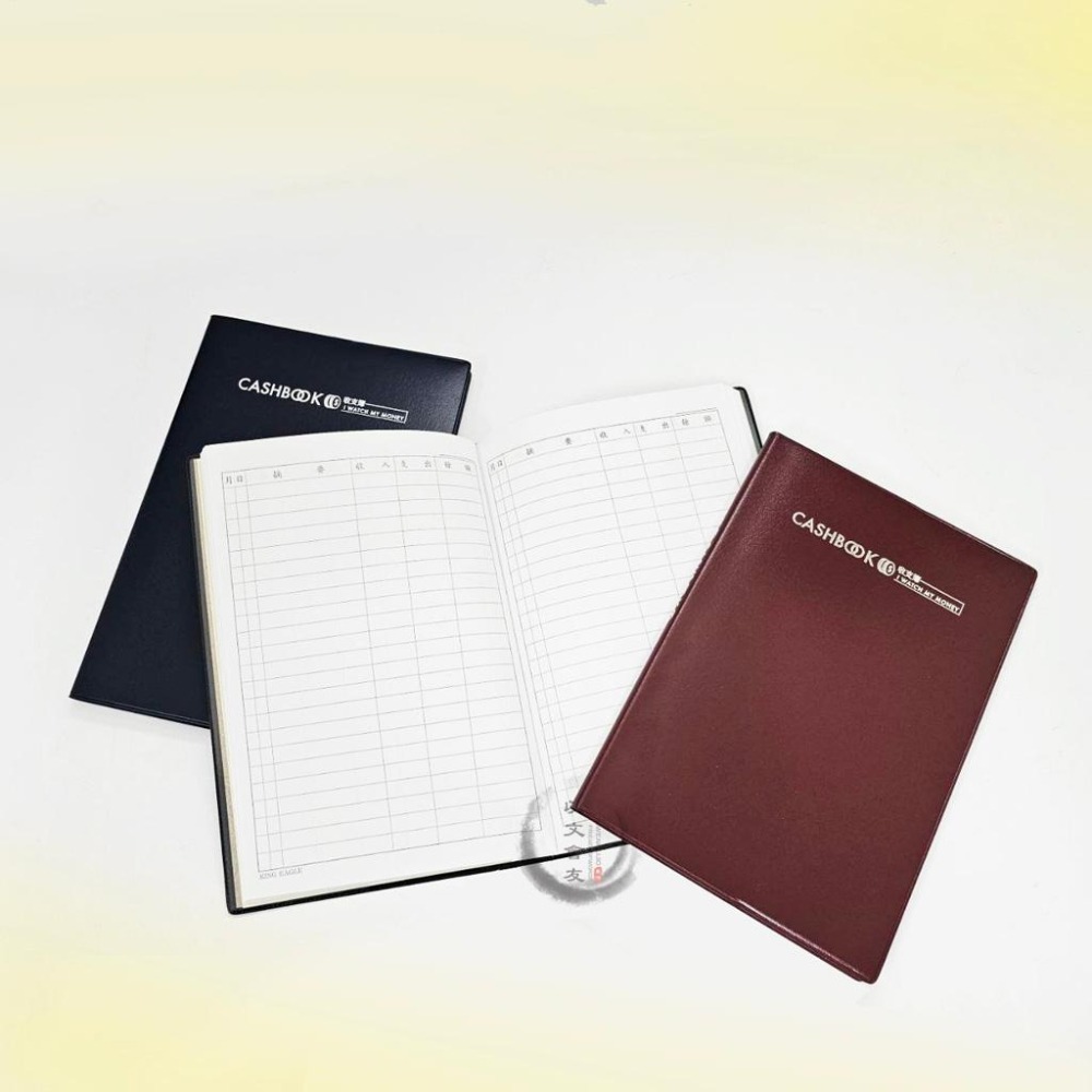 膠皮 現金 收支簿 32K 135x195mm 記帳簿 家庭收支 手帳 現金帳 收支 日常記帳-細節圖2