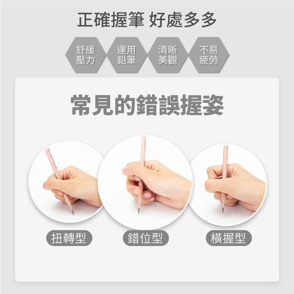 鉛筆 洞洞三角鉛筆 學齡前 特粗桿 筆徑9.8mm 得力 S966 HB/2B 12支入 正規彩盒裝 矯正握姿 洞洞鉛筆-細節圖3