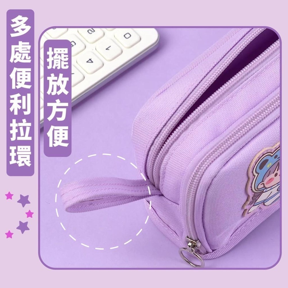 筆袋 鉛筆盒 新款超大容量 7096 超大容量鉛筆盒 造型文具筆袋 三層筆袋 鉛筆盒 小學生 筆盒-細節圖2
