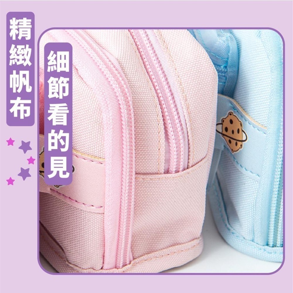 筆袋 鉛筆盒 新款超大容量 7096 超大容量鉛筆盒 造型文具筆袋 三層筆袋 鉛筆盒 小學生 筆盒-細節圖3