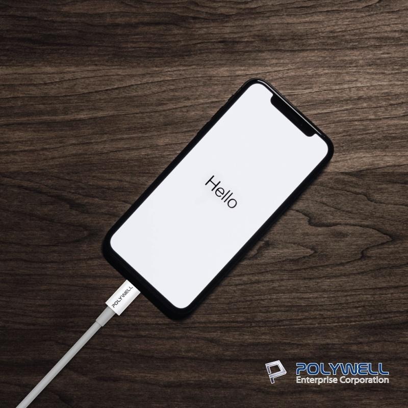 【現貨】 充電線 Type-A to Lightning POLYWELL 3A充電線 1米 / 2米 適用蘋果-細節圖7