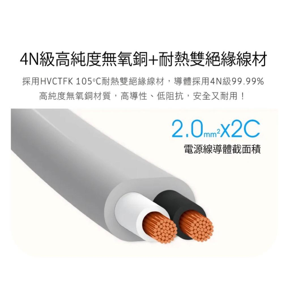 【台灣製造 現貨】 延長線 輪座式 21尺 迷你型 iPlus+ 保護傘 PU-6131 過熱自動斷電 2P插孔 一開三-細節圖6