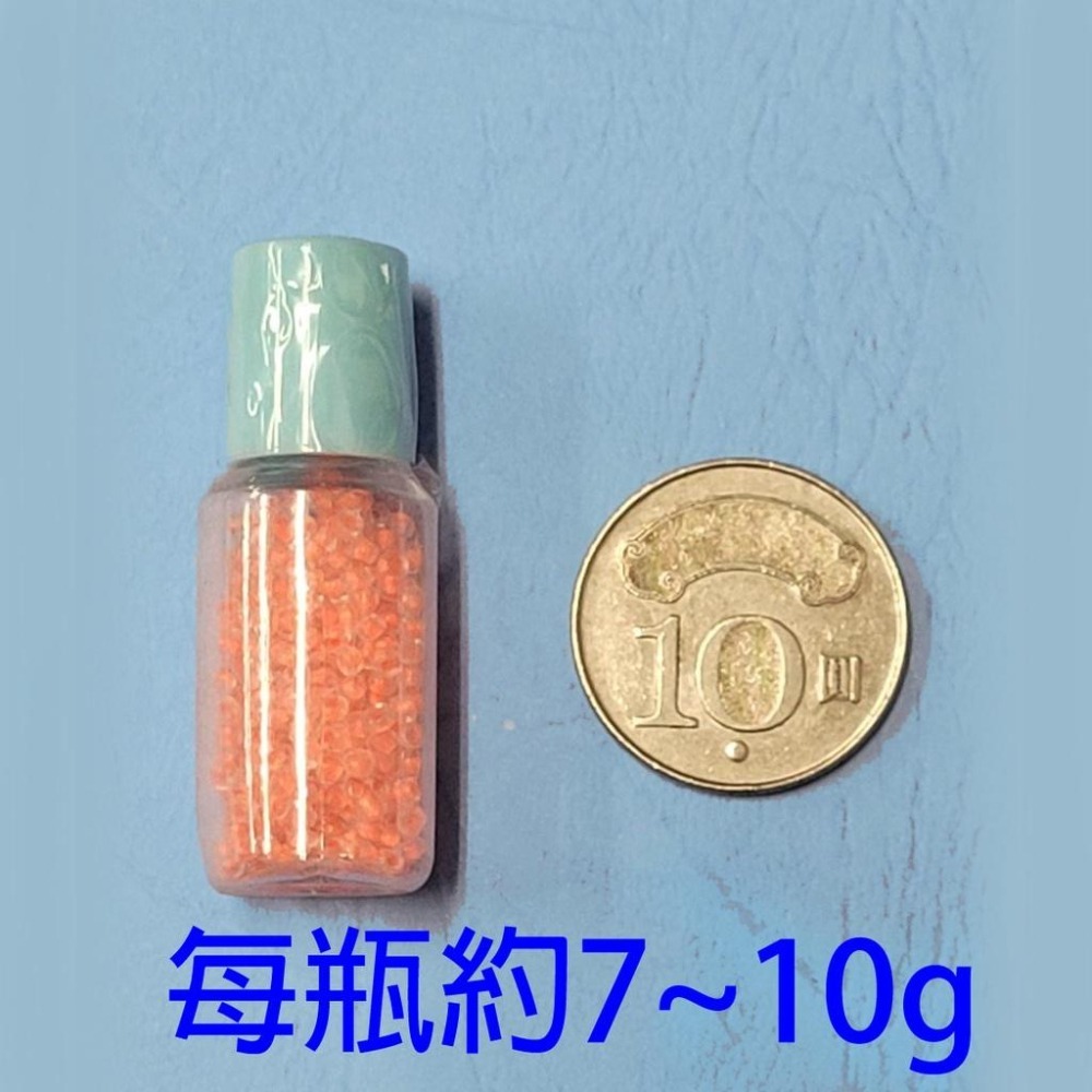工藝細珠 珠子 彩珠 7色組 工藝用 DIY 手鍊 衣飾 刺繡 美工 美勞 串珠 珠珠 小珠珠-細節圖4