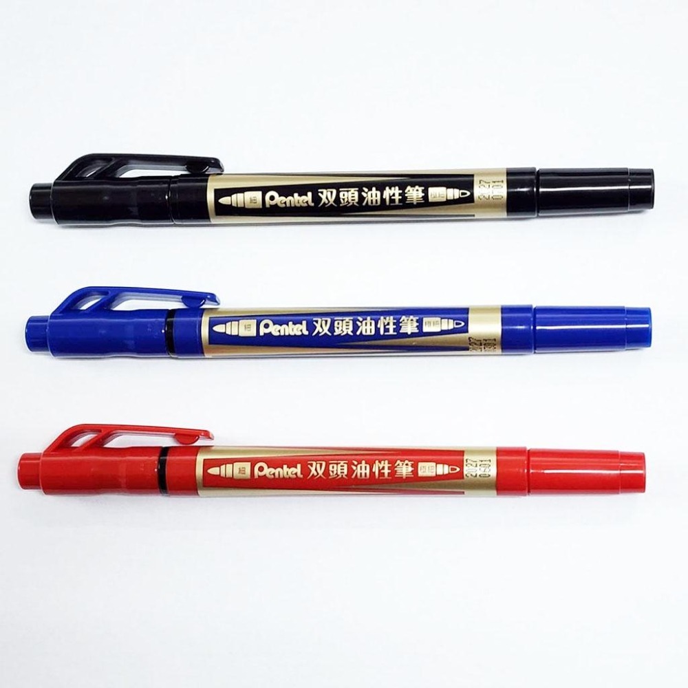 油性筆 日本飛龍 Pentel N75W 雙頭油性筆 粗細油性筆 辦公室用品 文具用品 奇異筆 簽字筆-細節圖2