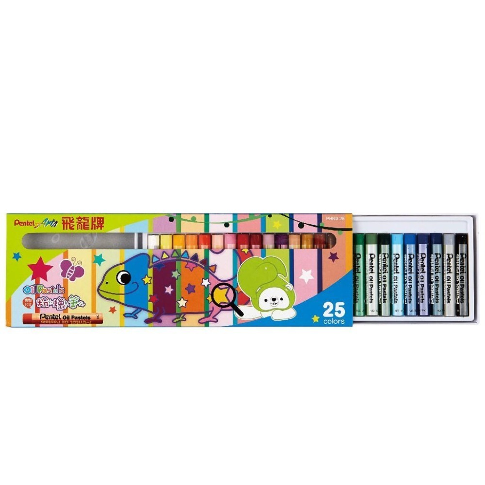 粉蠟筆 飛龍 Pentel PHN9 粉蠟筆 12色 16色 25色 36色 49+1色 蠟筆 腊筆 粉腊筆-細節圖6