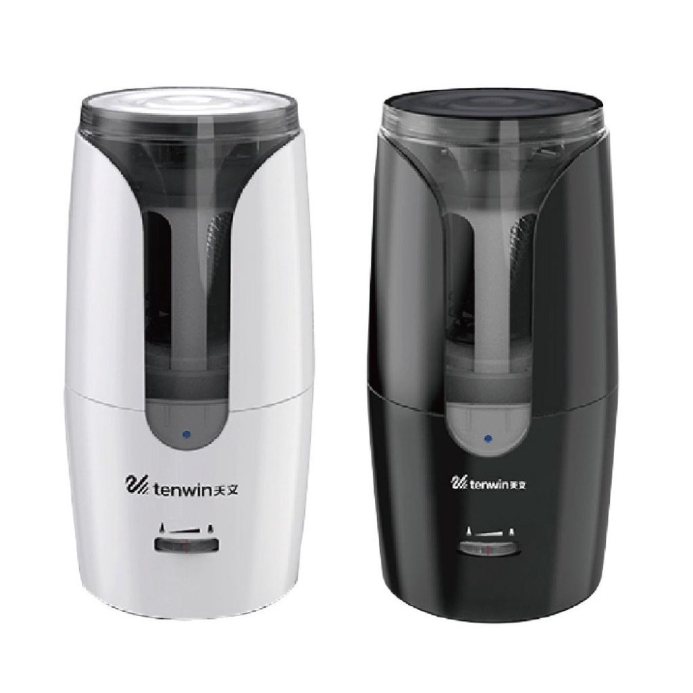 【台灣現貨+保固6個月】 削鉛筆機 tenwin 8028 電動鉛筆機 半自動 充電式 大小通吃  可調筆尖粗細 鉛筆機-細節圖2