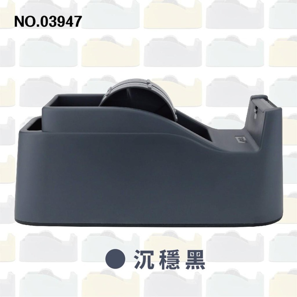 膠帶台 TD2000 力大 03947 澄穩 輕快切規格: ABEL 2吋 48mm 大捲心膠帶台 雙輪軸 三色 膠台-細節圖6