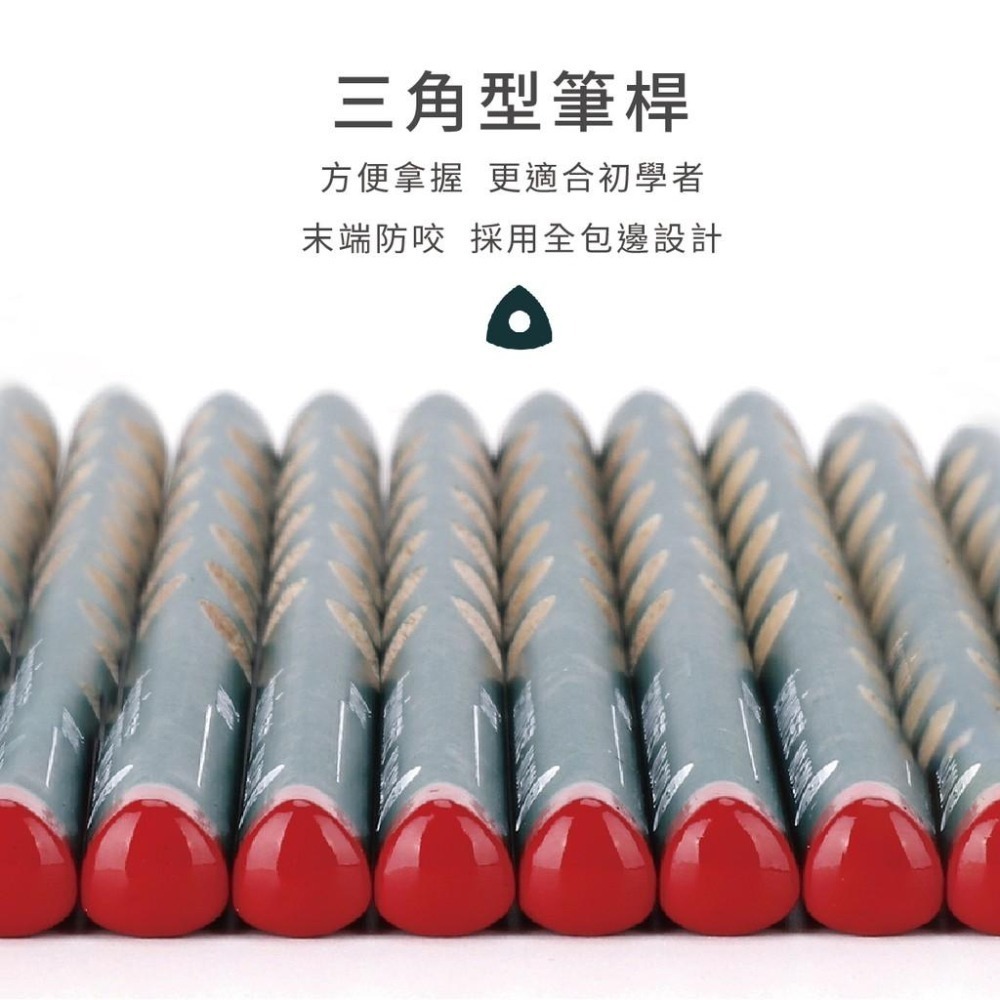 鉛筆 學齡前 洞洞筆 HB 2B 三角鉛筆 學前 矯正握筆姿勢 握筆練習 凹槽鉛筆 幼兒用 4201 4202 4208-細節圖7