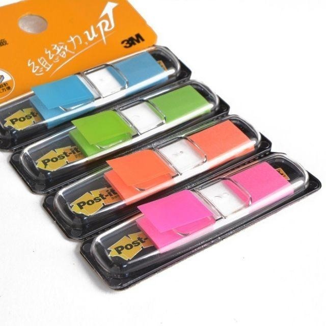 3M 抽取式標籤 683-4ABX 四色 (膠質.可書寫) 自黏標籤 指示標籤 索引標籤-細節圖4