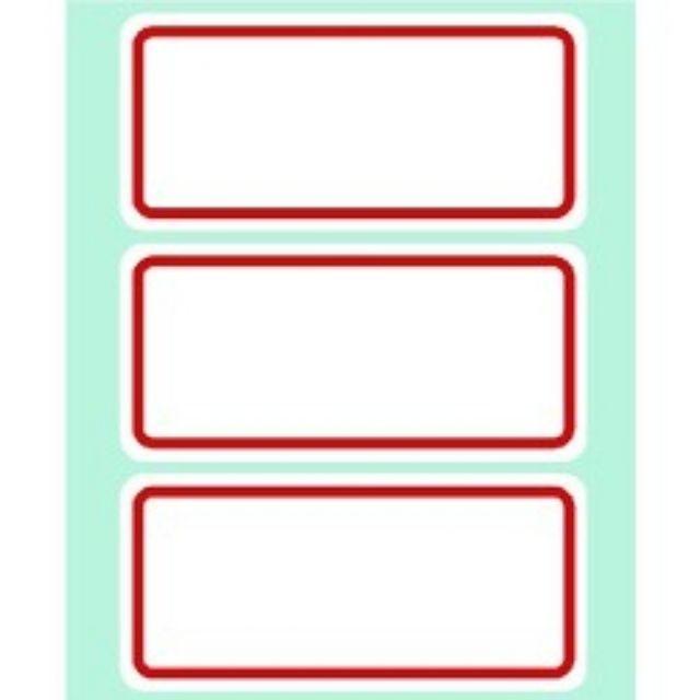 龍德 LD 1013 /LD 1014 自黏標籤 34x73mm/45張 (紅.藍)-細節圖3