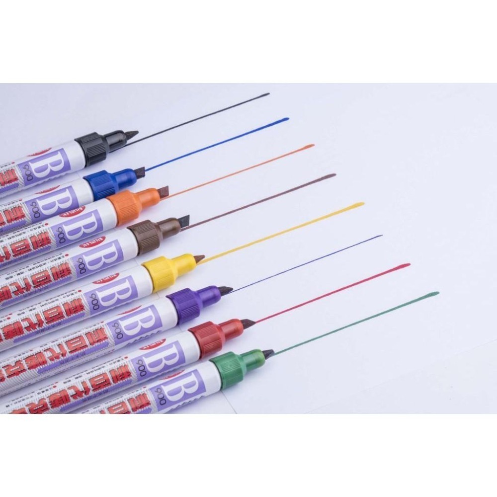 利百代 900B  麥克筆 斜頭  共有8色 寫POP 美術字 廣告單 線條最俐落、角度最犀利.-細節圖4