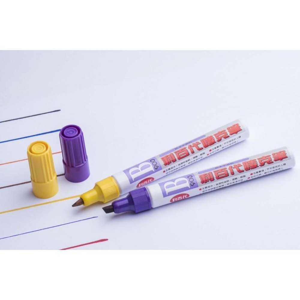 利百代 900B  麥克筆 斜頭  共有8色 寫POP 美術字 廣告單 線條最俐落、角度最犀利.-細節圖5