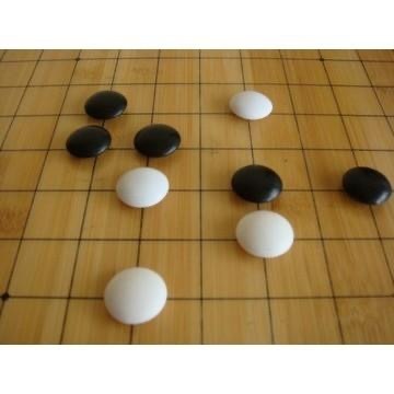 圍棋 雷鳥 仿木紋 圍棋 LT-247-1 五子棋 黑白棋 培養耐性 提高邏輯思考 仿木紋精緻美觀-細節圖3