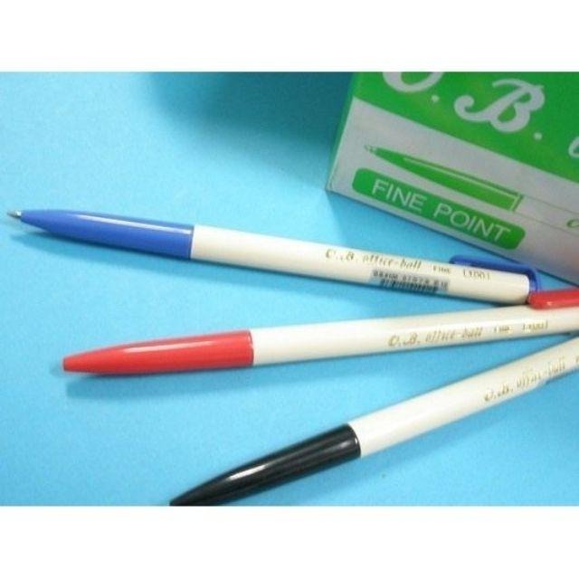 OB 100 自動 原子筆 0.7mm 好寫 流暢 好握 歷久彌新 按鍵式 跳動 原子筆-細節圖8