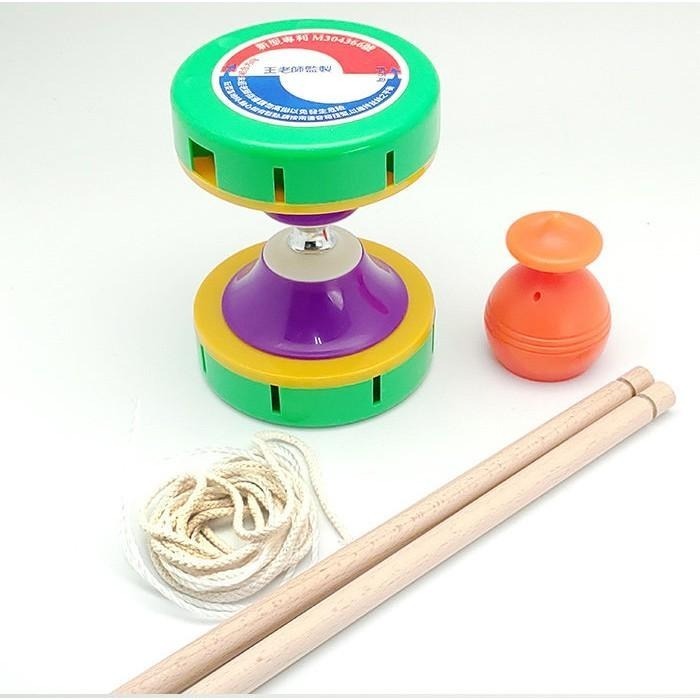 扯鈴 中 新型三合一 #180 ( 響鈴、單頭響鈴、陀螺 )(直徑10cm)-細節圖8