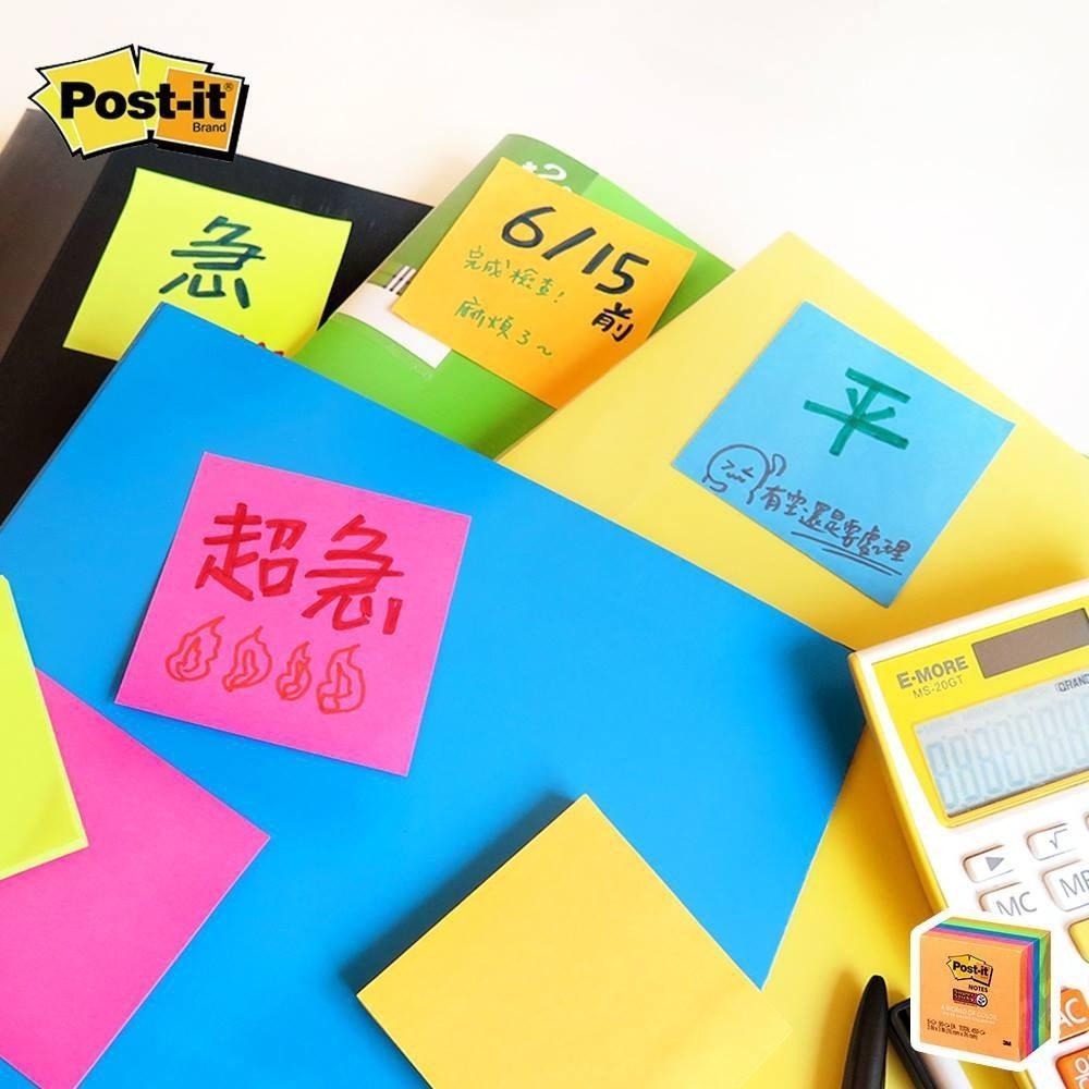 【現貨】【3M】利貼 E54N-2PK 可再貼便條紙 與654規格相近 限量超值包 不傷紙 便條紙-細節圖6