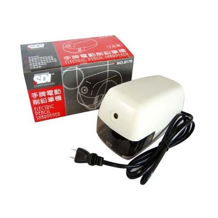 【現貨】手牌 SDI 0170 電動削鉛筆機 標準桿(細)鉛筆用 削鉛筆機 電動筆機 電動鉛筆機 鉛筆機-細節圖3