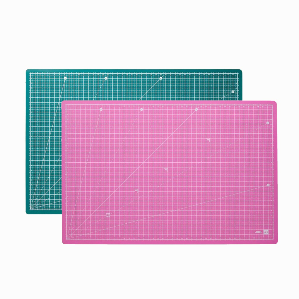 【現貨】切割墊 A3 (45*30CM) 8K 粉紅  / 綠色 切割板 是 墊板 也是 桌墊 可加購 切割尺 喔~-細節圖2
