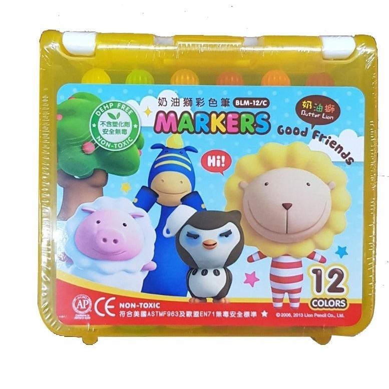 【現貨】奶油獅彩色筆 BLM-12色 .24色.36色 48色 彩色筆 奶油獅 雄獅 畫畫 畫圖 美勞-細節圖5