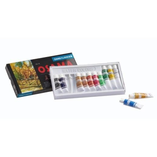 水彩 王樣 12色 紙盒裝 色彩艷麗 品質優 初學者 及繪畫愛好者的基本配備喔~-細節圖2