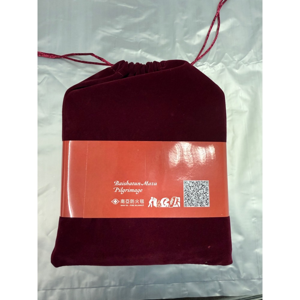 「白沙屯 拱授證113-105」南亞防火毯 聯名白沙屯天上聖母平安毯-細節圖2