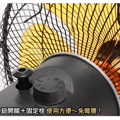 超取限一台❗️ 台灣製 雙星牌 １２吋３６０度立體擺頭桌扇《TS-1213》-細節圖2