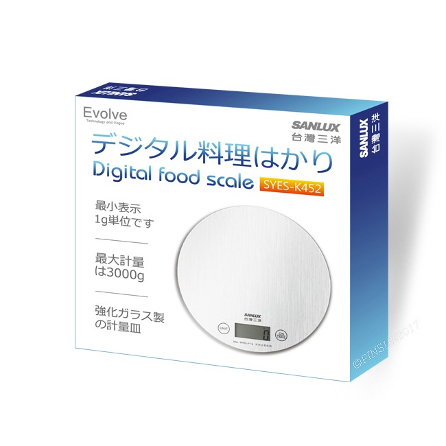 ＳＡＮＬＵＸ台灣三洋 數位料理秤《SYES-K452》-細節圖4