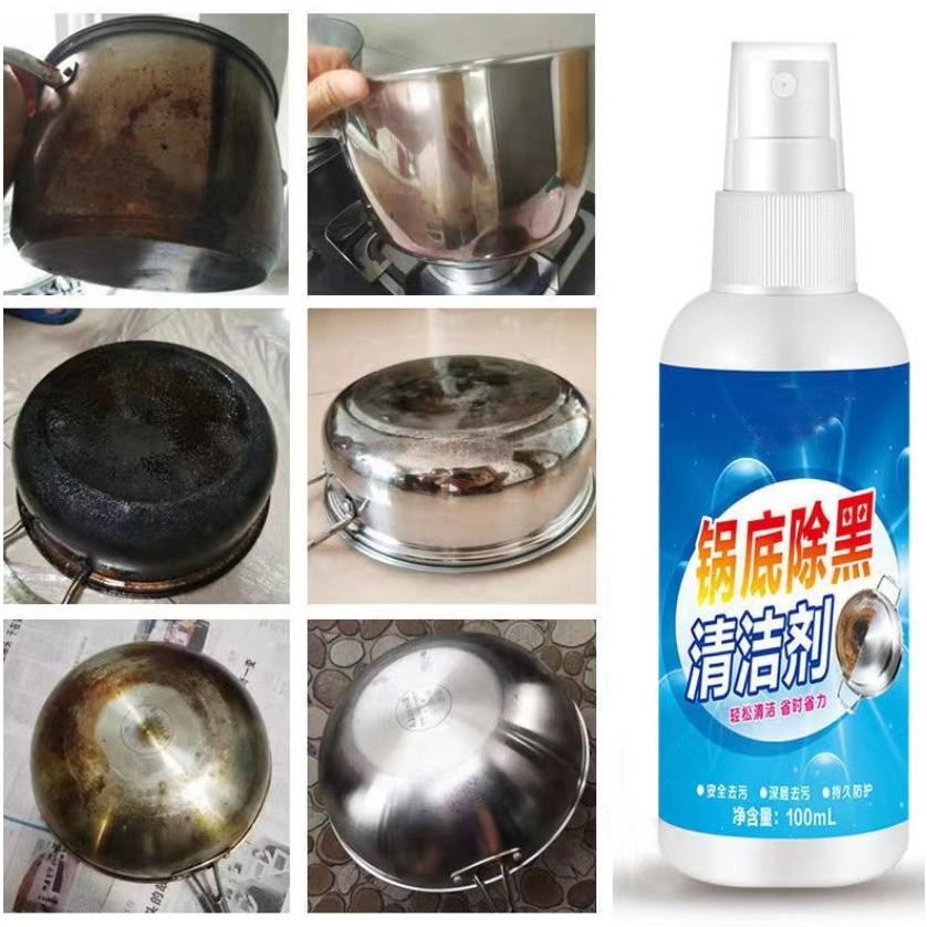 台灣現貨 鍋底除黑清潔劑 鍋底除黑 鍋子除黑 洗鍋神器 鐵鍋清潔  黑垢清潔 鍋具清潔 污垢劑 除鏽劑 清潔噴霧 清潔劑-細節圖6