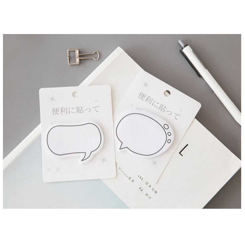 台灣現貨 創意對話框便利貼 便利貼 對話框便利貼 便條紙N次貼 對話框 備忘錄 N次貼 創意便利貼 便條紙 標籤貼 辦公-細節圖3