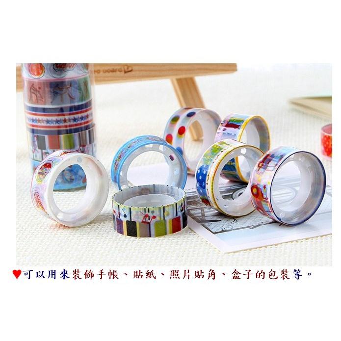 台灣現貨 彩色卡通diy手帳膠帶 手帳膠带 diy手帳膠帶 彩色手帳膠帶 手帳貼紙 手帳 紙膠帶 膠帶 DIY 彩色膠帶-細節圖3