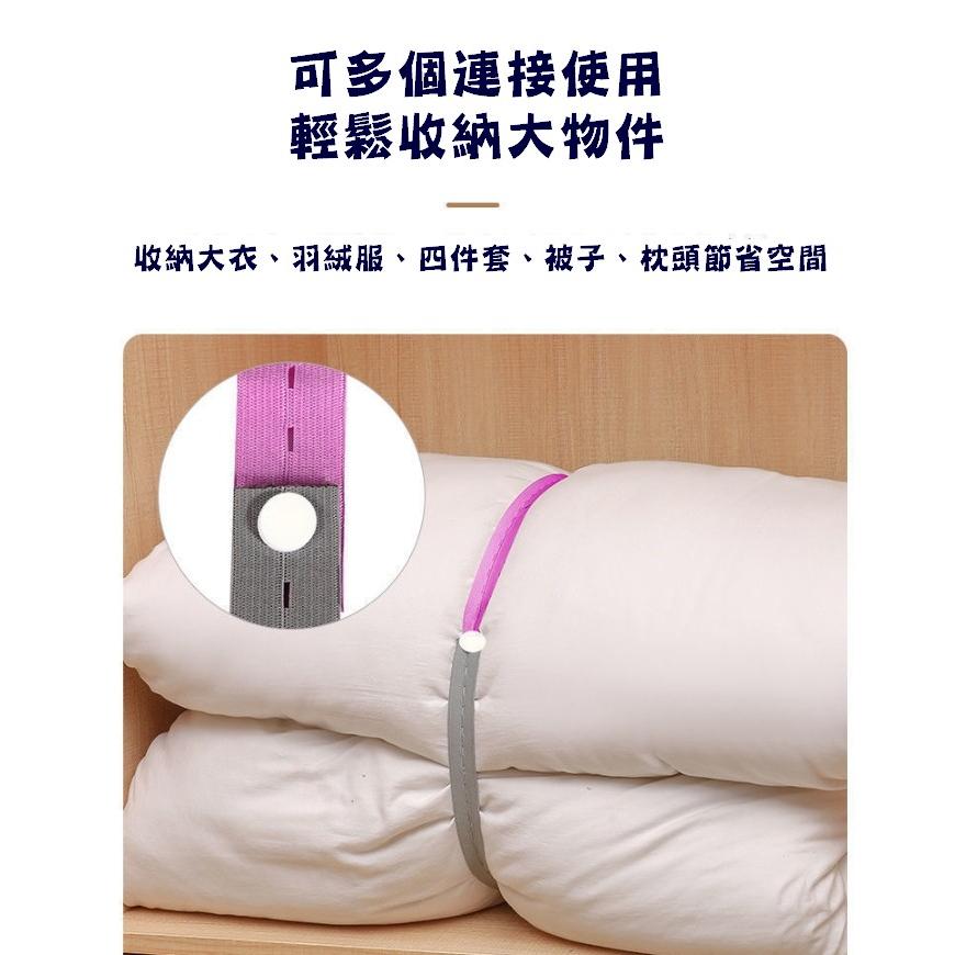 台灣現貨 衣物收納拉拉卷 衣物拉拉卷 衣物收納 棉被收納 衣物拉拉帶 衣物綁帶 捆綁帶 衣物捆綁帶 衣櫃收納 旅行收納-細節圖2