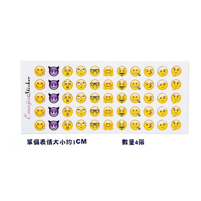 台灣現貨 EMOJI表情貼紙 可愛表情貼紙 表情貼紙 手帳素材 搞笑表情貼紙 貼紙 表情符號貼紙 表情日記貼 表情貼-細節圖6