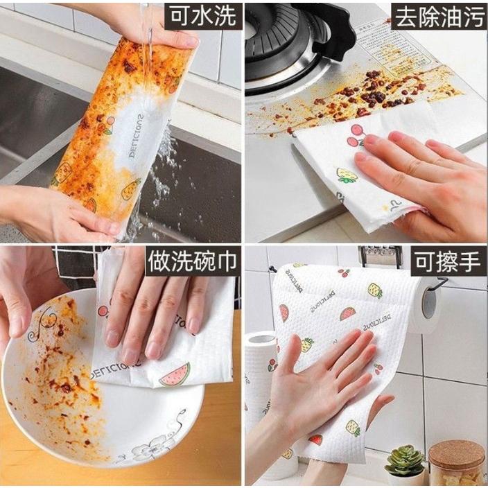 台灣現貨 一次性懶人抹布 一次性抹布 懶人抹布 抹布 拋棄式抹布 廚房抹布 吸水抹布 免洗抹布 去油洗碗布 擦拭紙 清潔-細節圖8