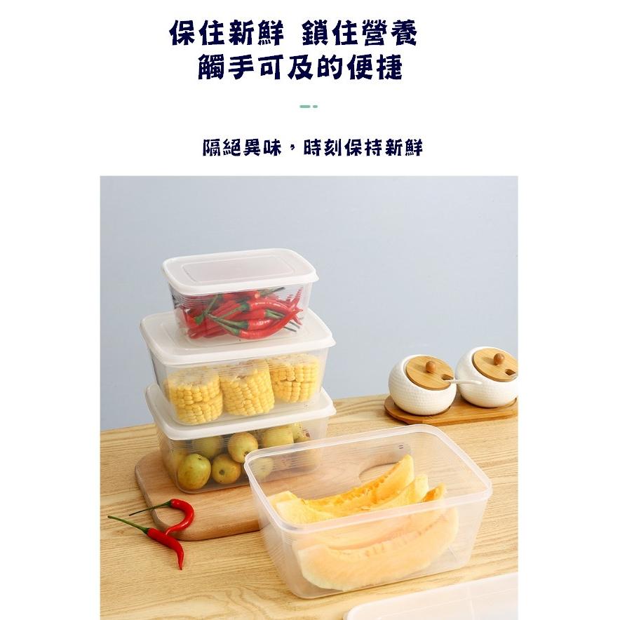 台灣現貨 透明長方形保鮮盒 長方形保鮮盒 密封保鮮盒 冰箱密封保鮮盒 收納盒 魚盒 保鮮盒 蔬果保鮮盒 冷藏盒 冰箱收納-細節圖3