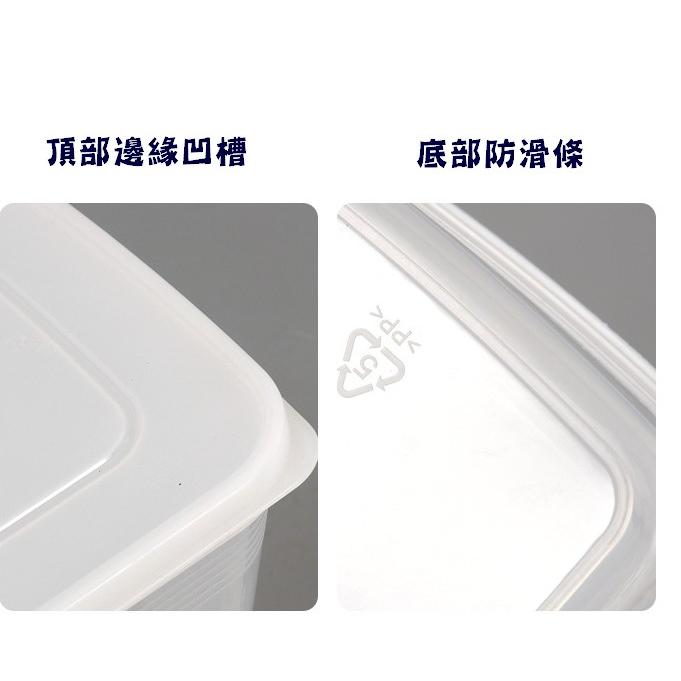 台灣現貨 透明長方形保鮮盒 長方形保鮮盒 密封保鮮盒 冰箱密封保鮮盒 收納盒 魚盒 保鮮盒 蔬果保鮮盒 冷藏盒 冰箱收納-細節圖5