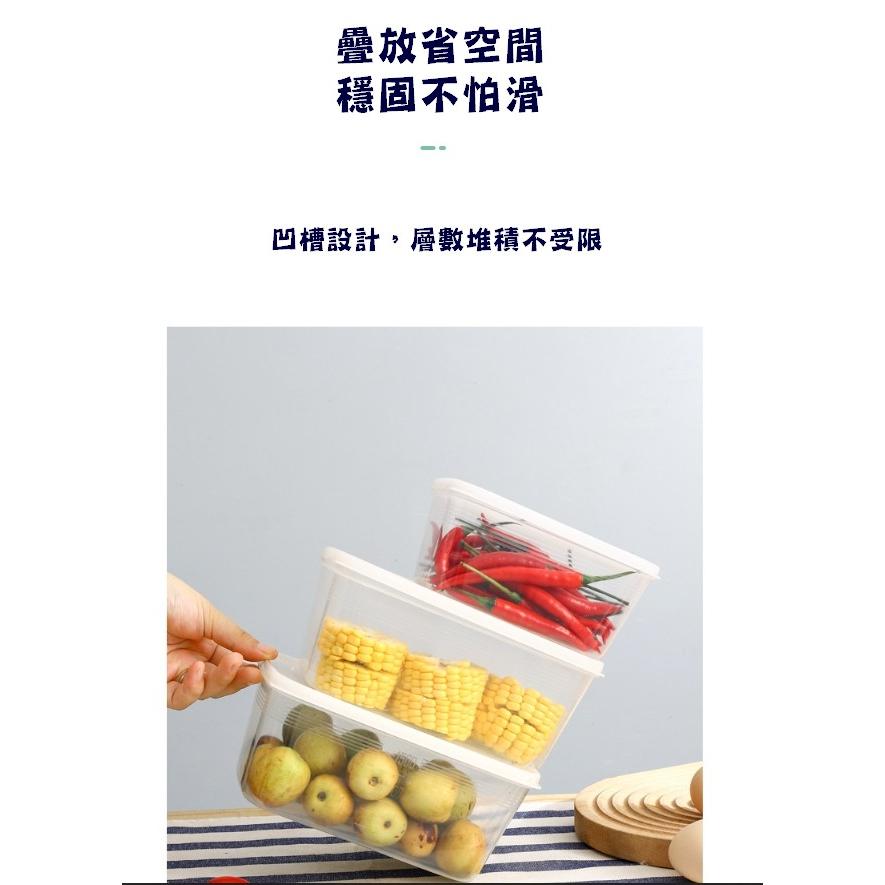 台灣現貨 透明長方形保鮮盒 長方形保鮮盒 密封保鮮盒 冰箱密封保鮮盒 收納盒 魚盒 保鮮盒 蔬果保鮮盒 冷藏盒 冰箱收納-細節圖7