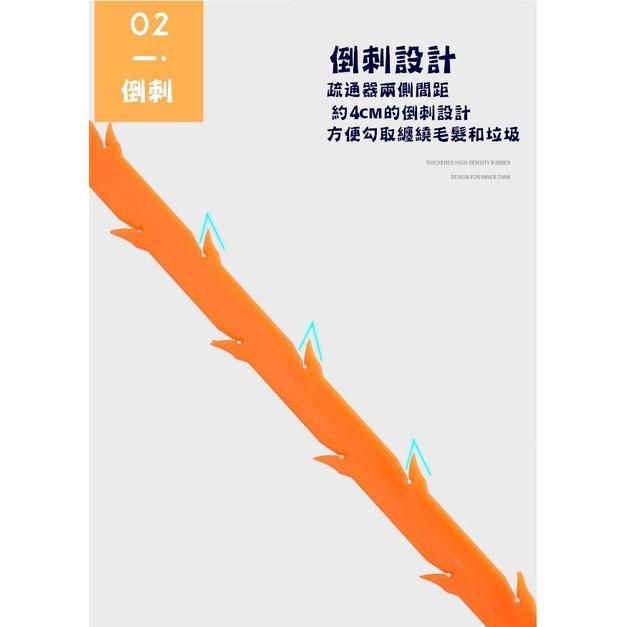 台灣現貨 水管疏通器 水管清理器 毛髮清理器 下水道疏通 清潔勾 疏通器 水槽防堵清潔 排水口水槽毛髮堵塞疏通器 疏通器-細節圖3
