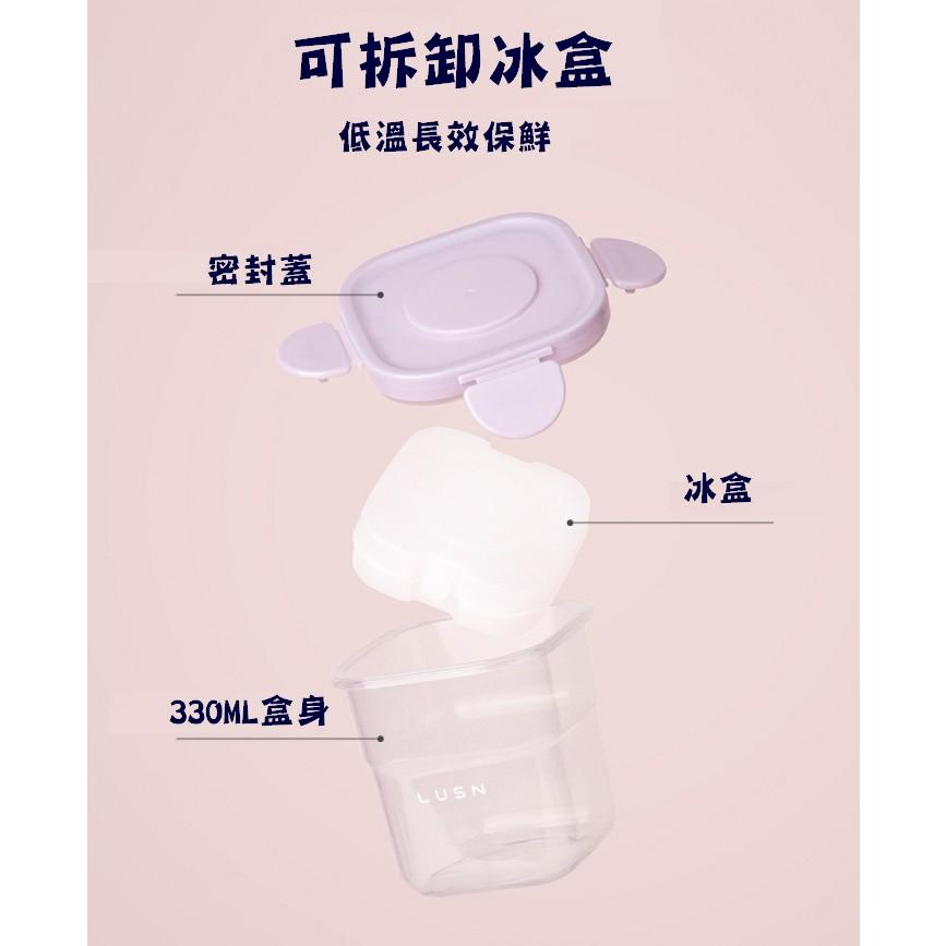 台灣現貨 自帶保冰保鮮盒 保冰保鮮盒 移動小冰箱 小冰箱 保鮮盒 保冰保鮮盒 食品保鮮盒 密封保鮮盒 自帶冰塊盒 冰盒-細節圖3