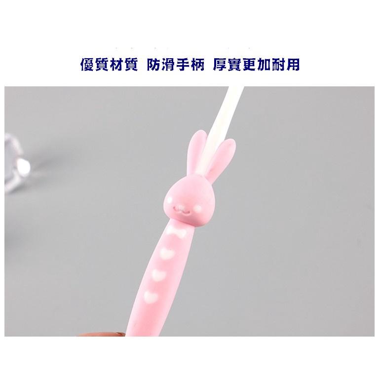 台灣現貨 可站立兒童牙刷 吸盤牙刷 兒童牙刷 可站牙刷 軟毛牙刷 小頭軟刷毛 寶寶牙刷  四入兒童牙刷 兔子牙刷 小牙刷-細節圖6