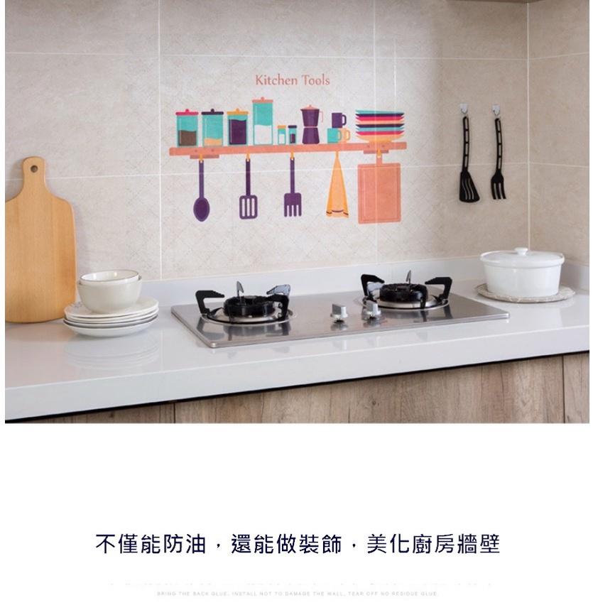 台灣現貨 廚房防油汙噴濺透明貼紙 防油汙貼紙 防油貼紙 廚房防汙貼 防油汙 防水貼 家用櫥櫃貼 防油煙貼紙 防水牆紙-細節圖5