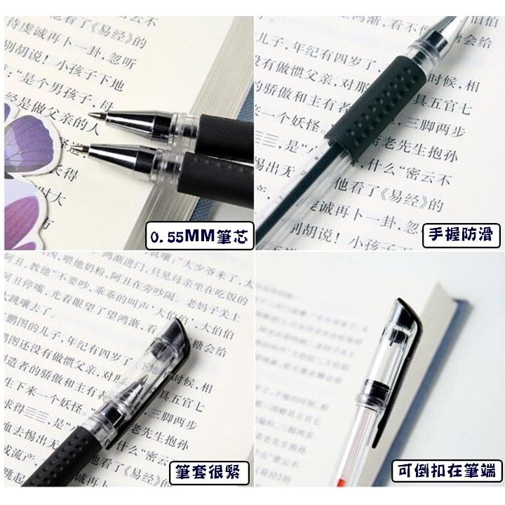 台灣現貨 子彈中性筆 0.5mm中性原子筆 中性原子筆 原子筆 紅筆 藍筆 黑筆 辦公文具 文具禮品 學生文具 好寫筆-細節圖5