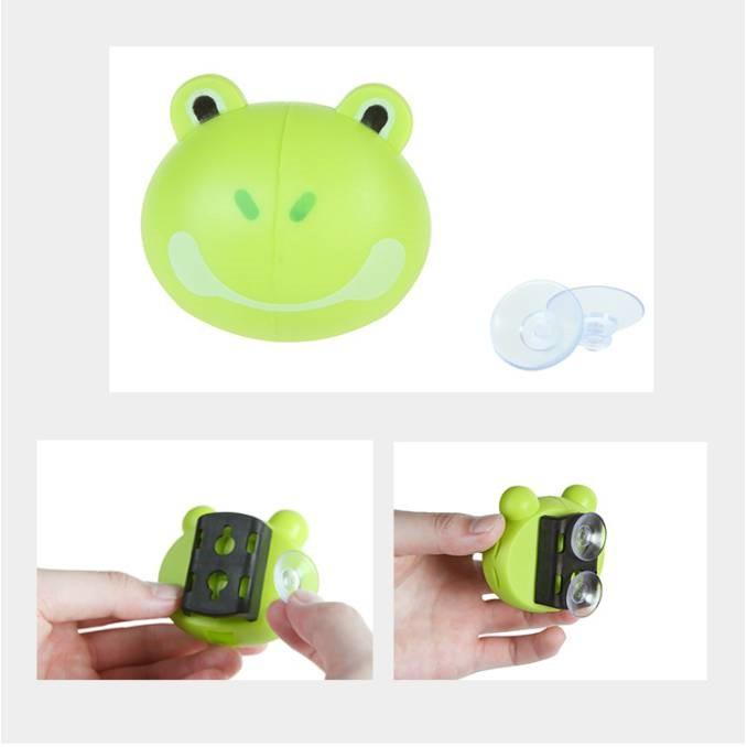 台灣現貨 卡通免打孔牙刷置物架 吸盤牙刷置物架 牙刷架 牙刷置物架 吸盤牙刷架 卡通牙刷架 牙刷收納架 動物牙刷架-細節圖8