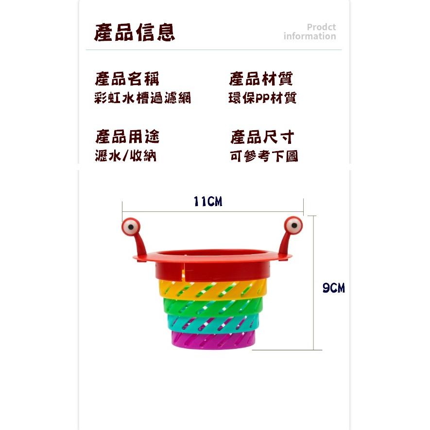 台灣現貨 彩虹水槽過濾網 彩虹過濾網 水槽瀝水網 小怪物水槽過濾 廚房瀝水漏網 下水道過濾網 地漏過濾網 過濾網 小怪物-細節圖9