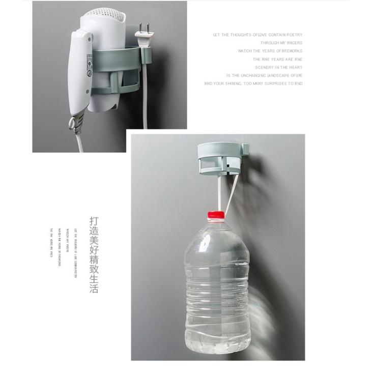 台灣現貨 無痕吹風機支架 吹風機架 吹風機收納 吹風機支架 吹風機掛架 吹風機置物架 免打孔吹風機架收納 置物架 收納-細節圖9
