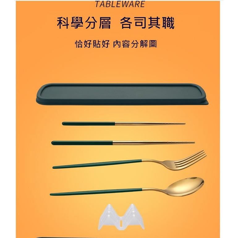 台灣現貨 歐式奢華餐具三件組 環保餐具 葡萄牙餐具 餐具三件組 歐風餐具環保筷 不鏽鋼餐具組 餐具組 外出餐具 露營餐具-細節圖4