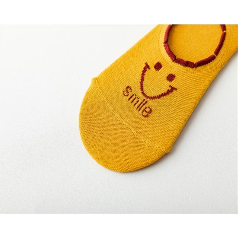 台灣現貨 防滑隱形微笑花邊船型短襪 微笑襪子 隱形襪 隱形微笑襪 船襪 笑臉襪 襪子 棉襪 短襪 船型襪 短踝襪-細節圖8