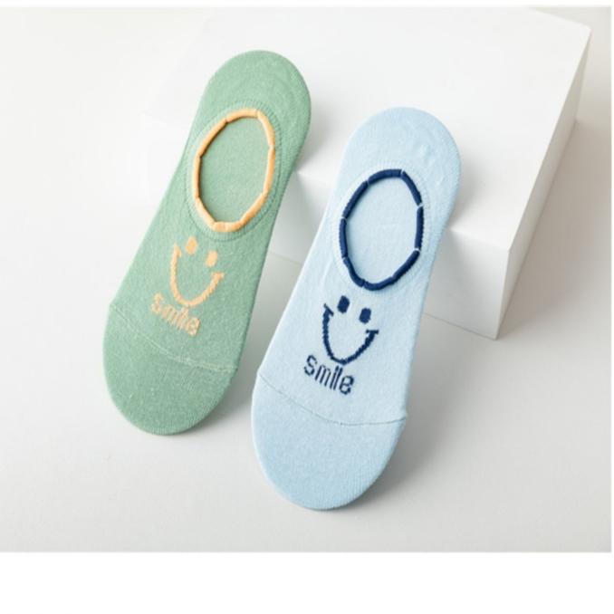台灣現貨 防滑隱形微笑花邊船型短襪 微笑襪子 隱形襪 隱形微笑襪 船襪 笑臉襪 襪子 棉襪 短襪 船型襪 短踝襪-細節圖9