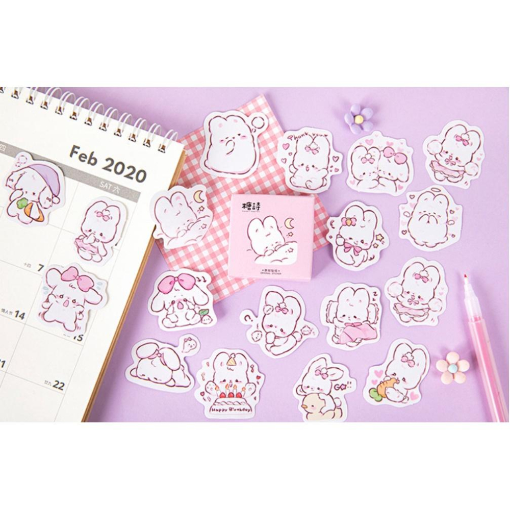 台灣現貨 超萌可愛動物盒裝貼紙 手帳貼紙 盒裝貼紙 動物盒裝貼紙 手帳 手帳素材 手帳裝飾 封口貼紙 貼紙 一盒45張-細節圖5